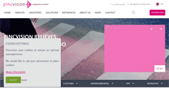 Desktop Screenshot of pincvision.com